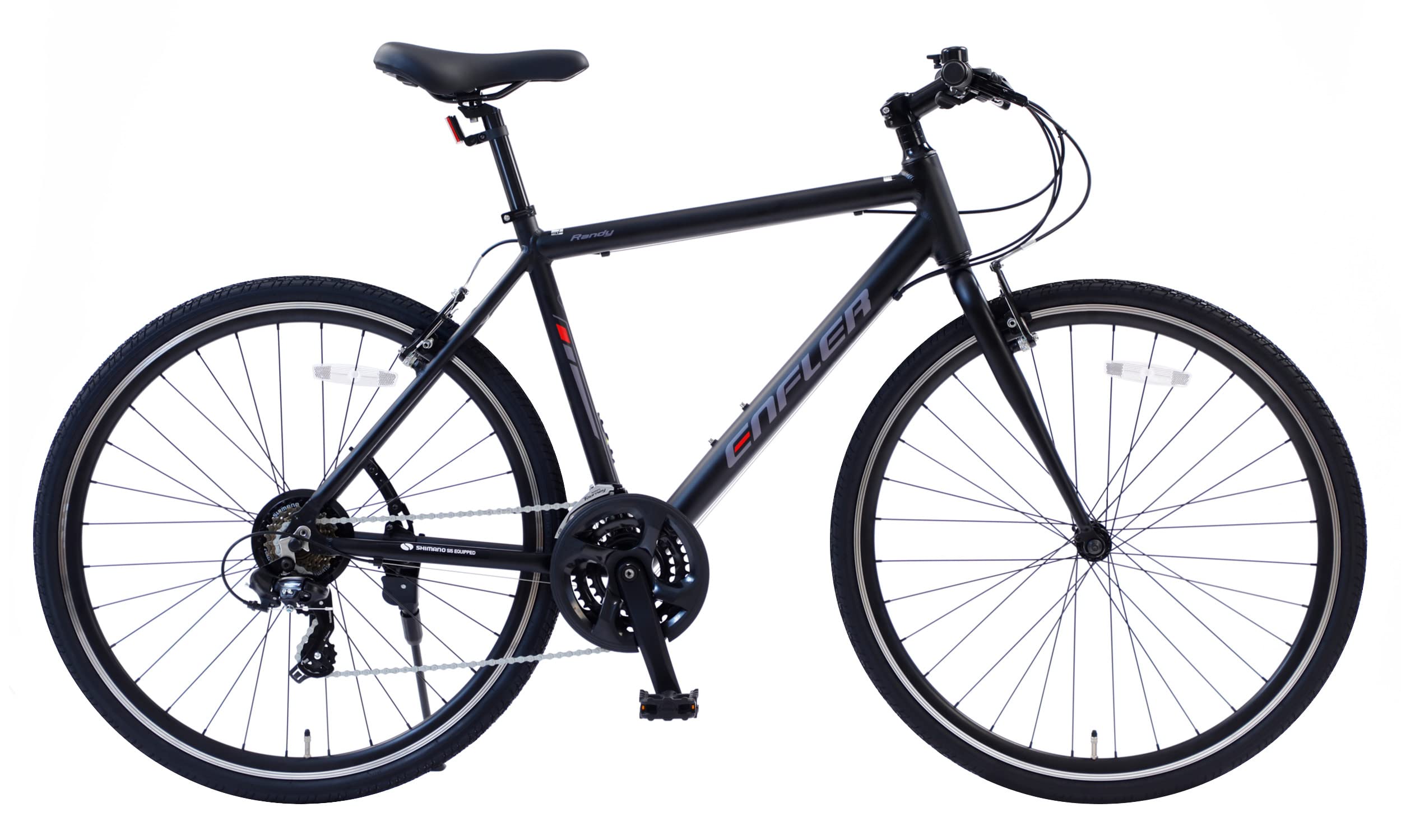 ENFLER cycles japanクロスバイク 700Cマットブラック Amazon | ANIMATO(アニマート) クロスバイク ENFLER-R